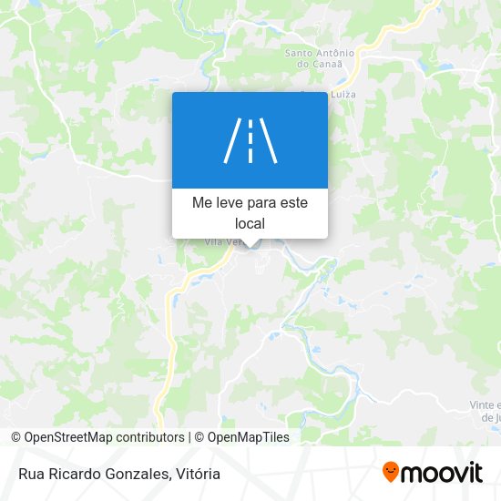 Rua Ricardo Gonzales mapa