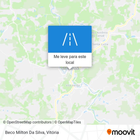 Beco Milton Da Silva mapa