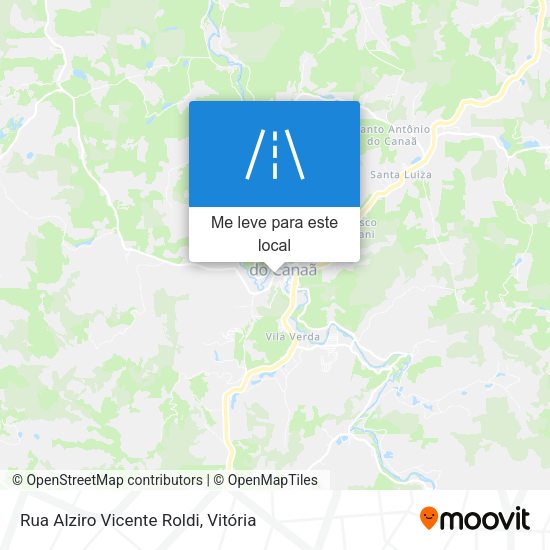Rua Alziro Vicente Roldi mapa