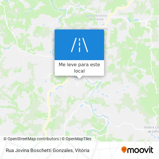 Rua Jovina Boschetti Gonzales mapa