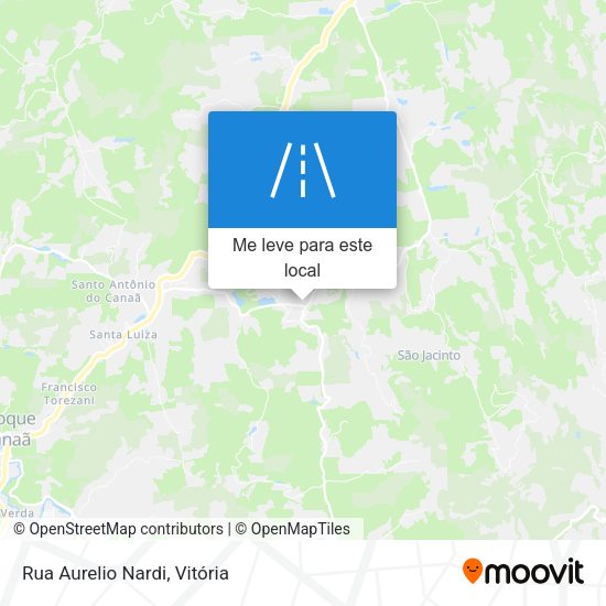 Rua Aurelio Nardi mapa