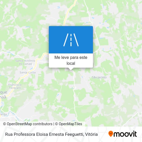 Rua Professora Eloisa Ernesta Feeguetti mapa