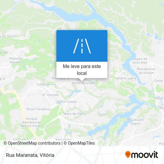 Rua Maranata mapa