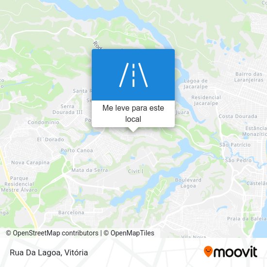 Rua Da Lagoa mapa