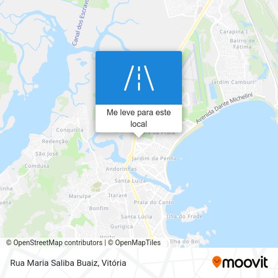 Rua Maria Saliba Buaiz mapa