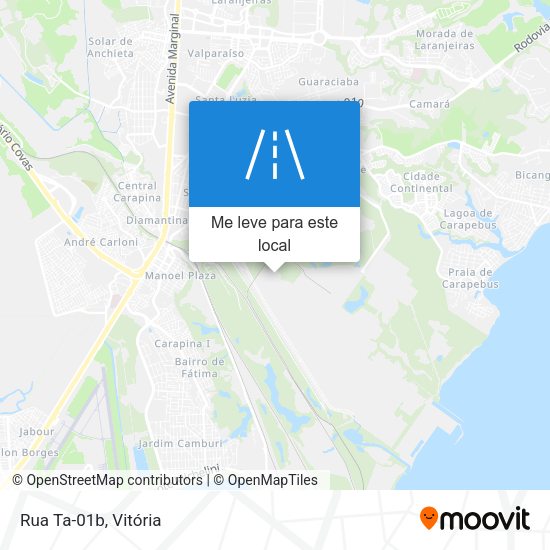 Rua Ta-01b mapa