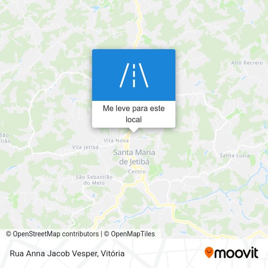 Rua Anna Jacob Vesper mapa