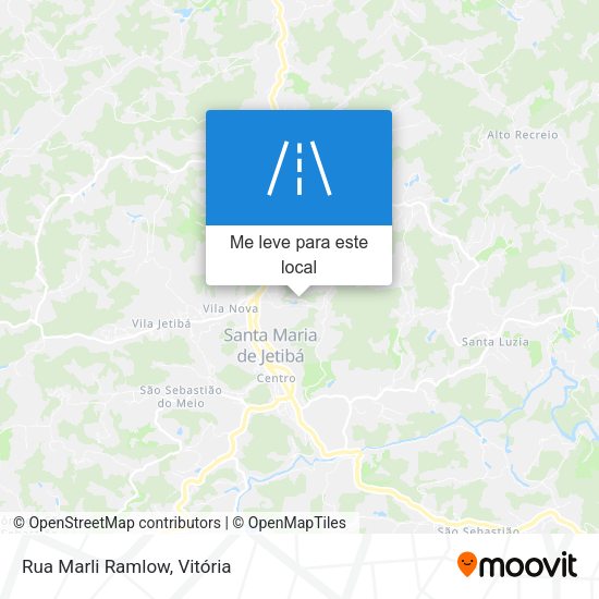 Rua Marli Ramlow mapa