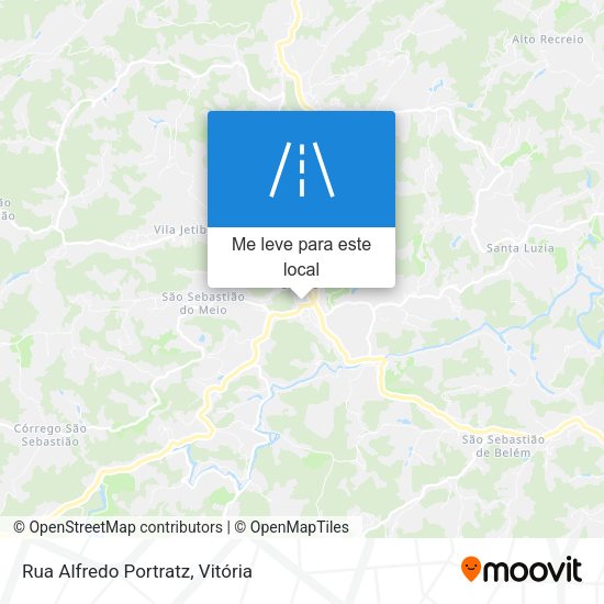 Rua Alfredo Portratz mapa
