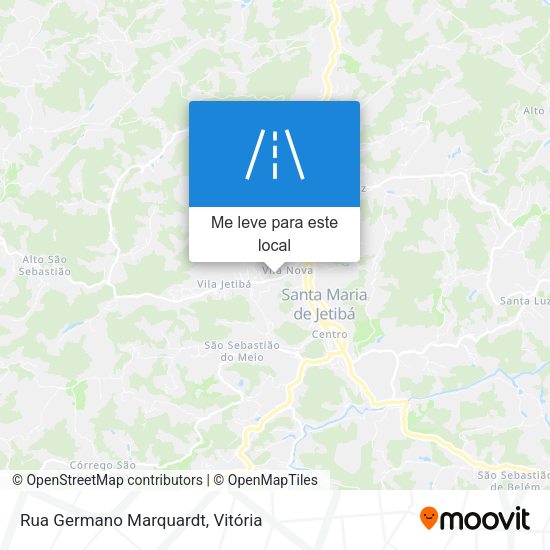 Rua Germano Marquardt mapa