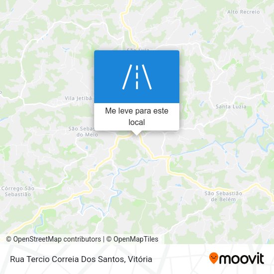 Rua Tercio Correia Dos Santos mapa