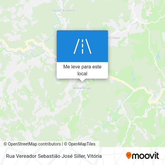 Rua Vereador Sebastião José Siller mapa