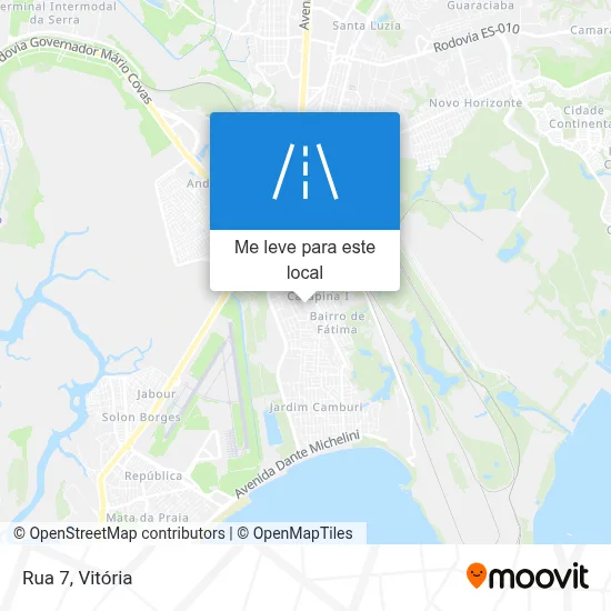 Rua 7 mapa