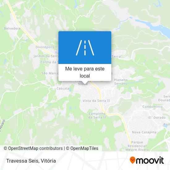 Travessa Seis mapa