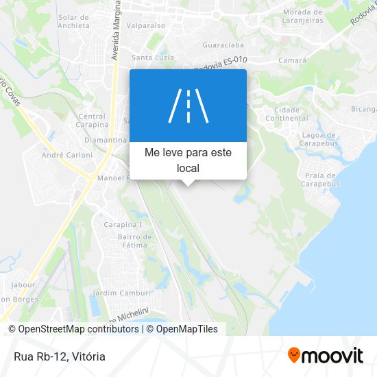 Rua Rb-12 mapa