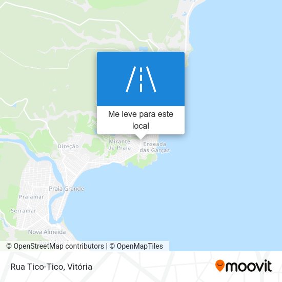 Rua Tico-Tico mapa