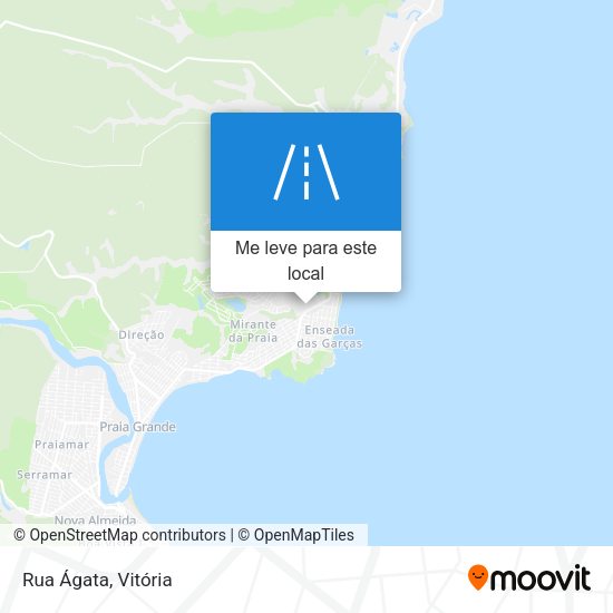 Rua Ágata mapa