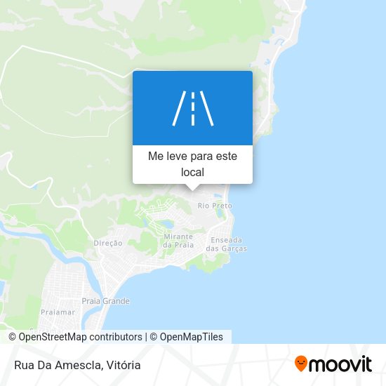 Rua Da Amescla mapa