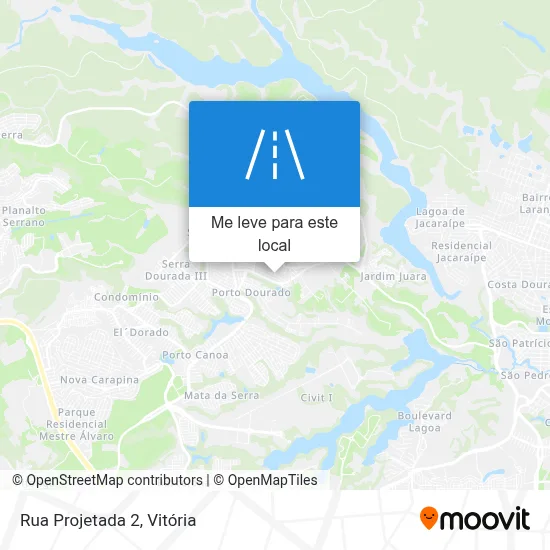 Rua Projetada 2 mapa