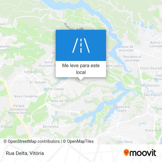 Rua Delta mapa