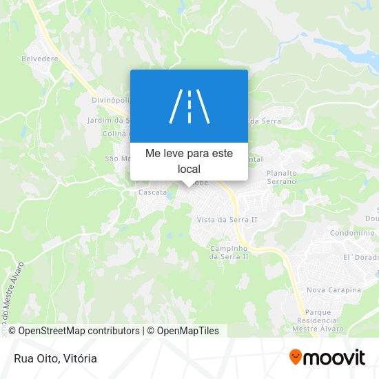 Rua Oito mapa