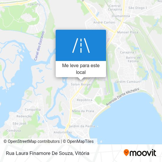 Rua Laura Finamore De Souza mapa
