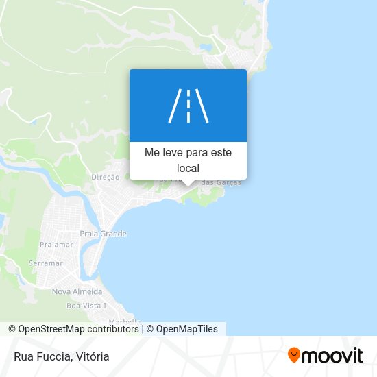 Rua Fuccia mapa