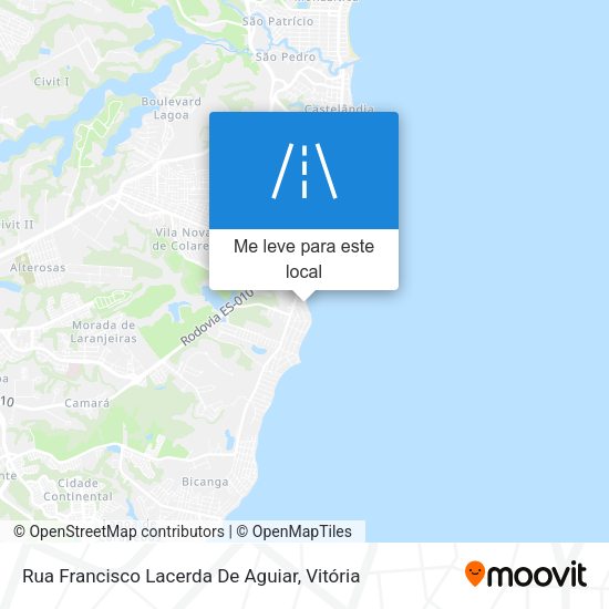 Rua Francisco Lacerda De Aguiar mapa