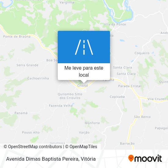 Avenida Dimas Baptista Pereira mapa