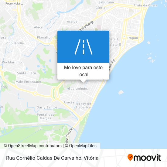 Rua Cornélio Caldas De Carvalho mapa