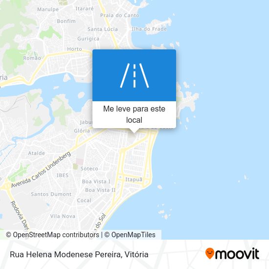 Rua Helena Modenese Pereira mapa