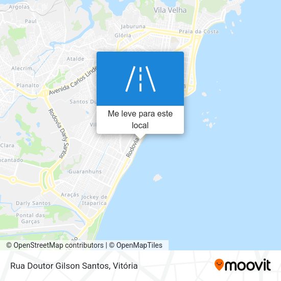 Rua Doutor Gilson Santos mapa