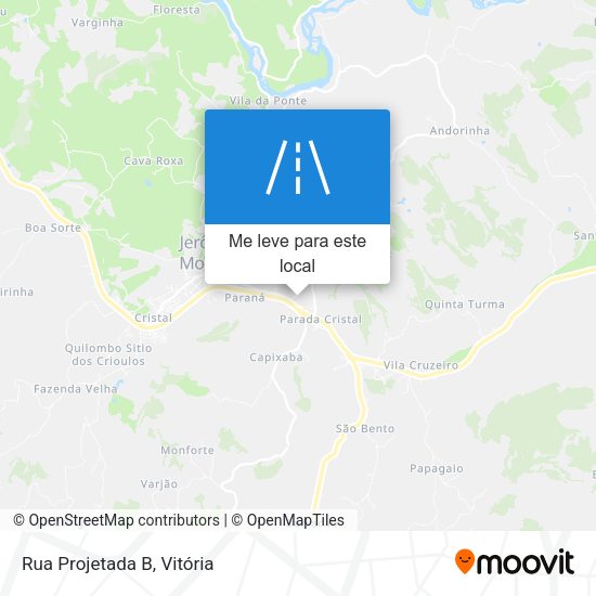 Rua Projetada B mapa