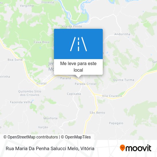 Rua Maria Da Penha Salucci Melo mapa