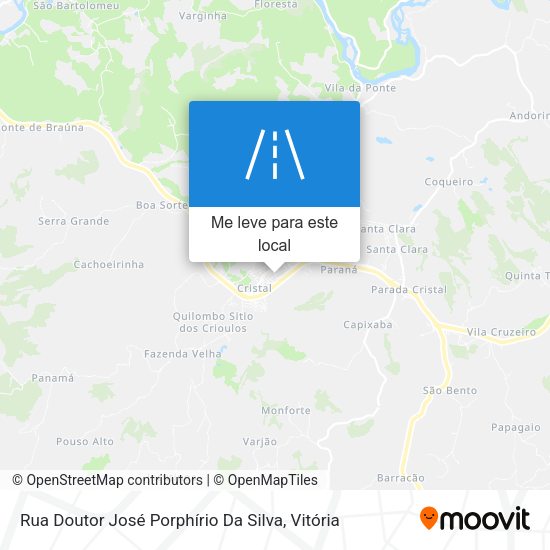 Rua Doutor José Porphírio Da Silva mapa
