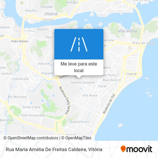 Rua Maria Amélia De Freitas Caldeira mapa