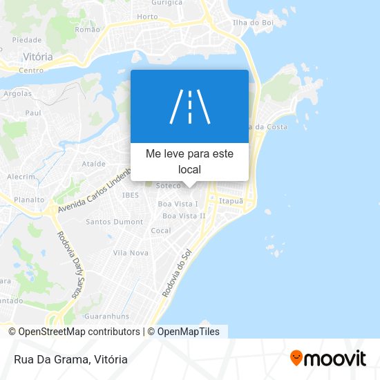 Rua Da Grama mapa