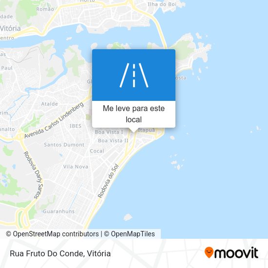 Rua Fruto Do Conde mapa