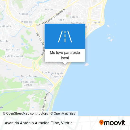 Avenida Antônio Almeida Filho mapa