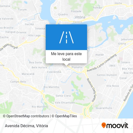 Avenida Décima mapa