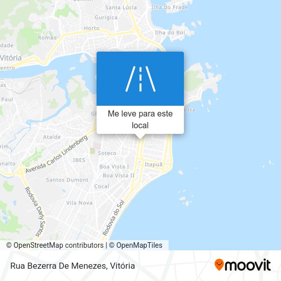 Rua Bezerra De Menezes mapa