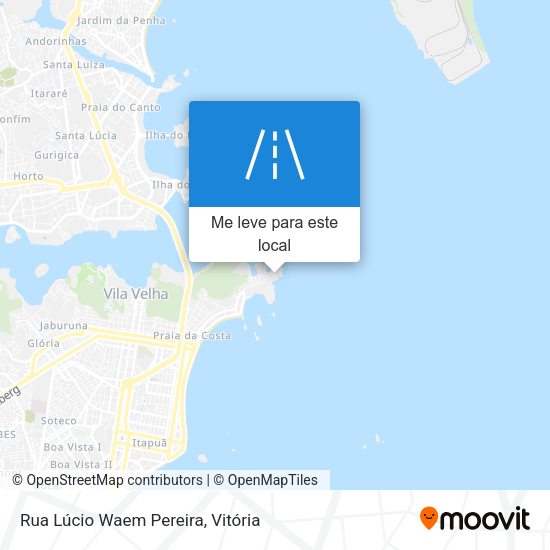 Rua Lúcio Waem Pereira mapa