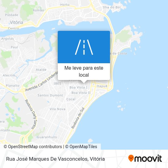 Rua José Marques De Vasconcelos mapa