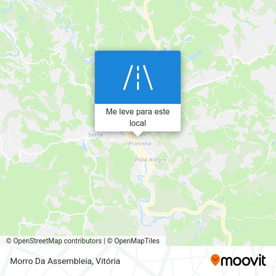 Morro Da Assembleia mapa
