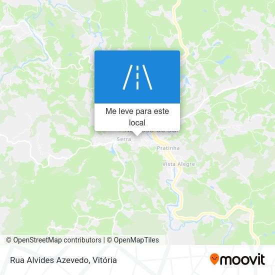 Rua Alvides Azevedo mapa