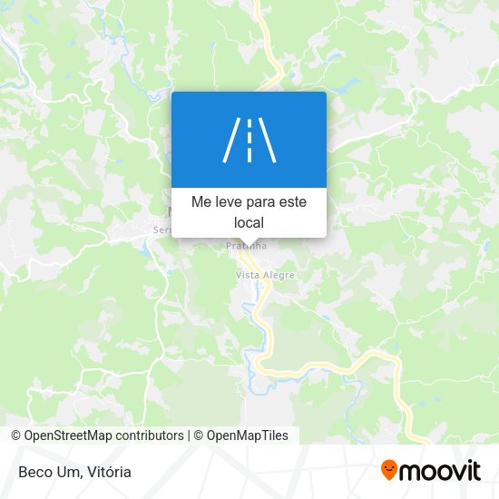 Beco Um mapa