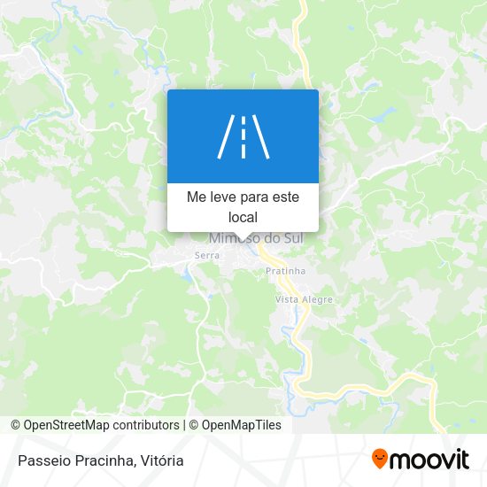 Passeio Pracinha mapa