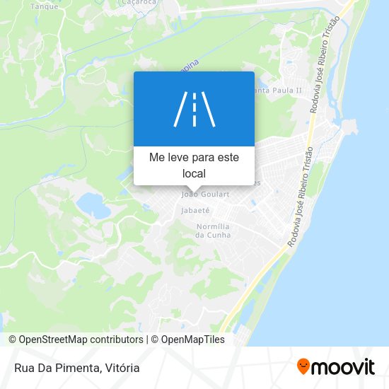 Rua Da Pimenta mapa