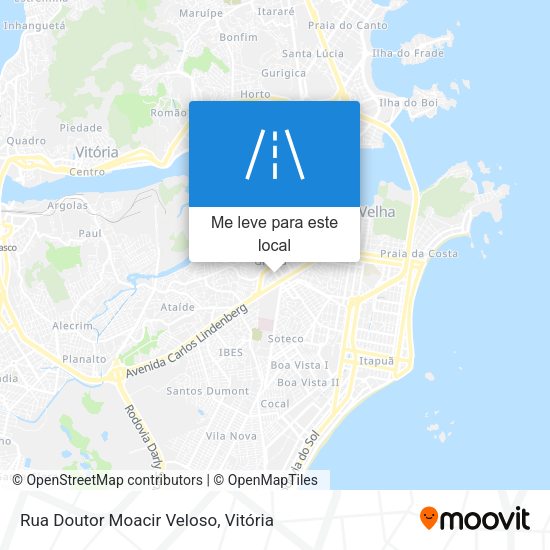 Rua Doutor Moacir Veloso mapa
