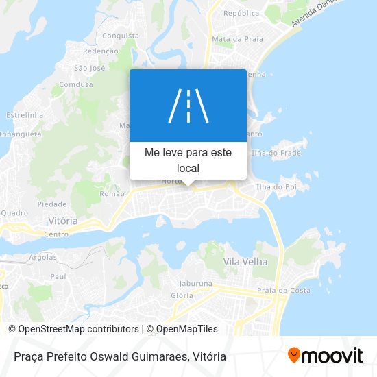 Praça Prefeito Oswald Guimaraes mapa